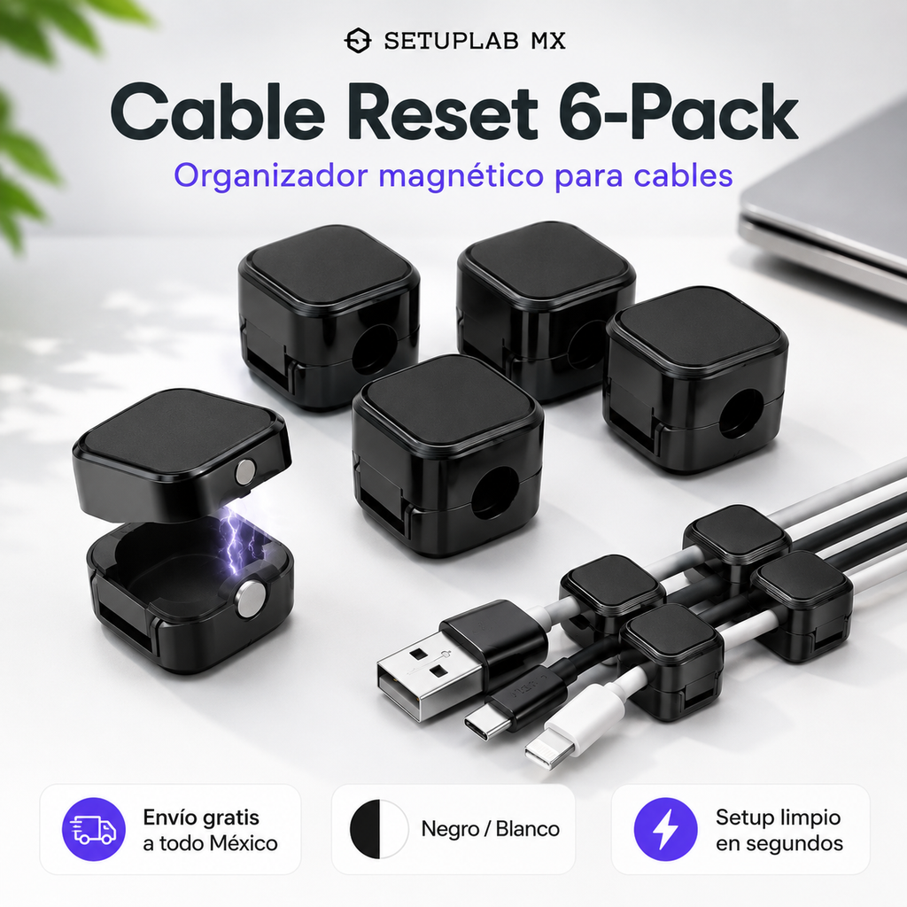 Cable Reset 6-Pack | Organizador de Cables
