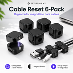 Cable Reset 6-Pack | Organizador de Cables
