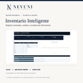 Inventario Inteligente - portada NEVUNI v2 con captura del archivo Excel