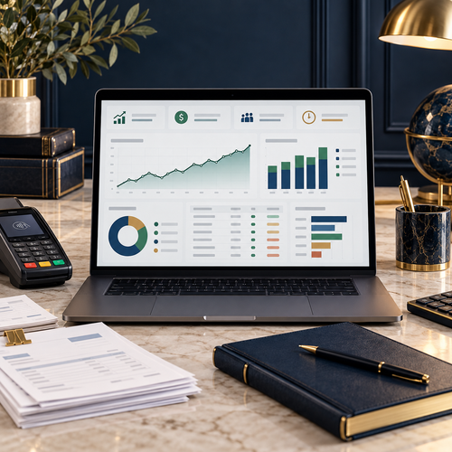 Control de Ventas y Cobranza de NEVUNI Business con panel comercial